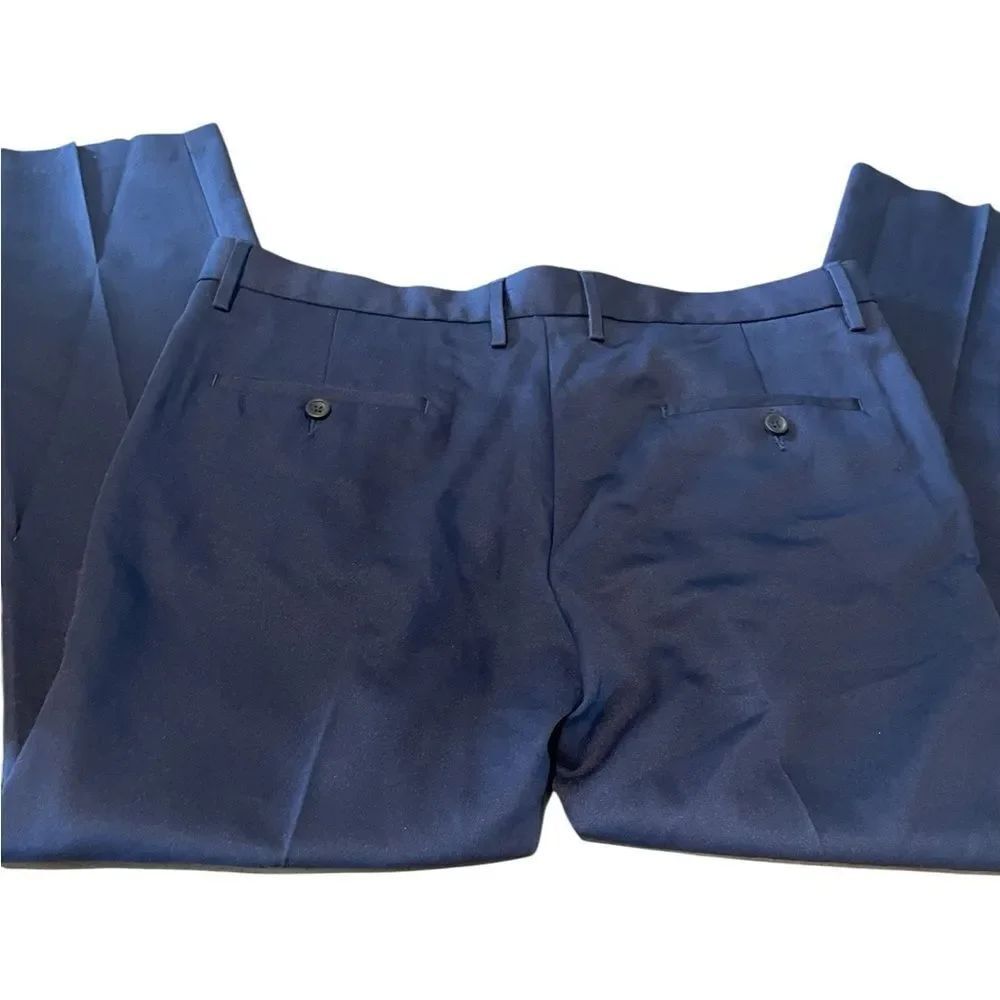 Louis Raphael skinny fit Men's Navy Blue golf Pants